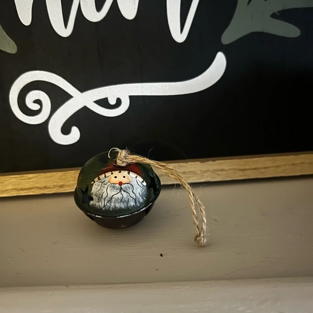 Green Star & Green Bell Holiday Ornaments